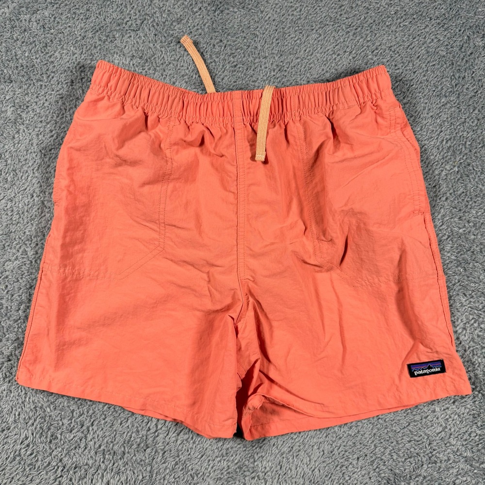 Patagonia Baggies Shorts Kids XXL Coral Orange NetPlus Nylon 67036SP22